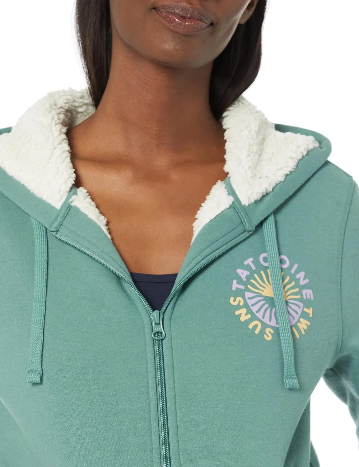 Amazon Essentials Disney | Marvel | Star Wars | Princess Women's Fleece Sherpa-Lined Full-Zip Hoodies