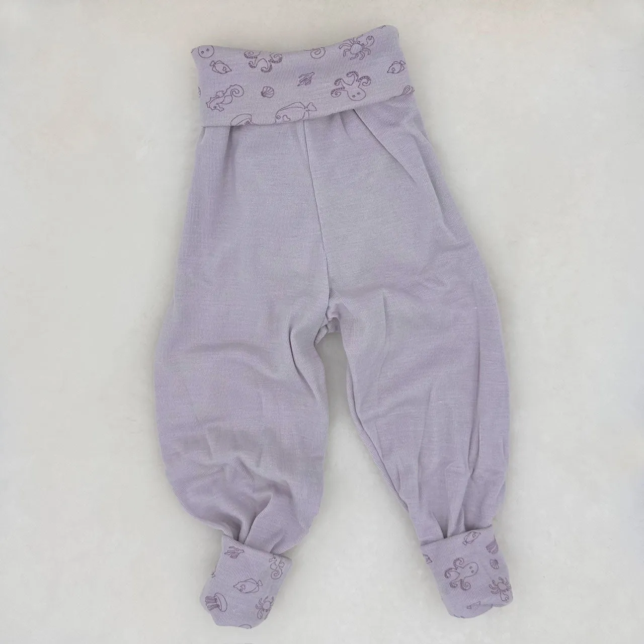 ENGEL Organic Wool/Silk Baby Pants in PASTELS
