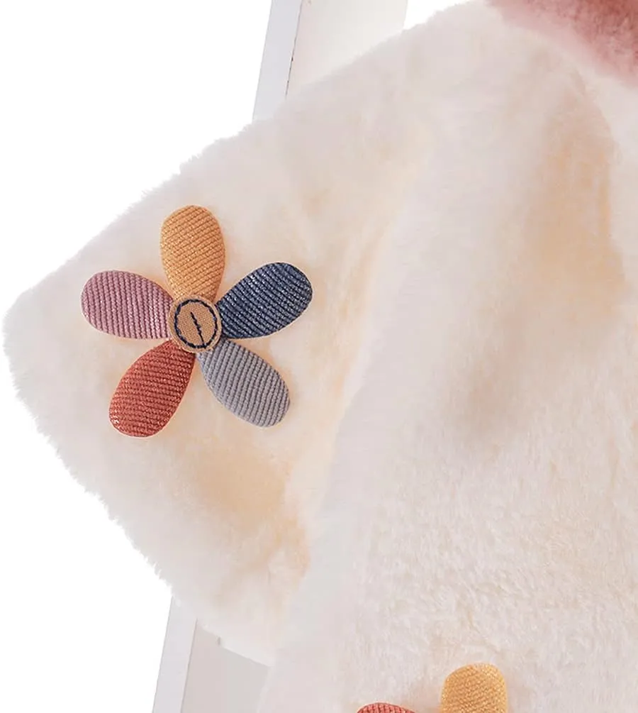 Faux Fur Coat Newborn Infant Baby Girl Jacket Cape Cloak Poncho 0-3 Years