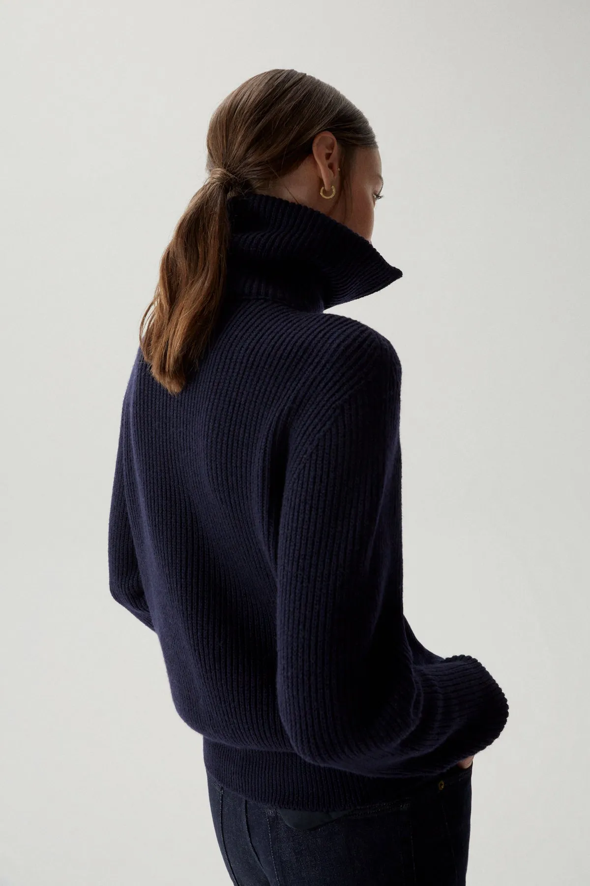 The Merino Wool Half-zip Sweater