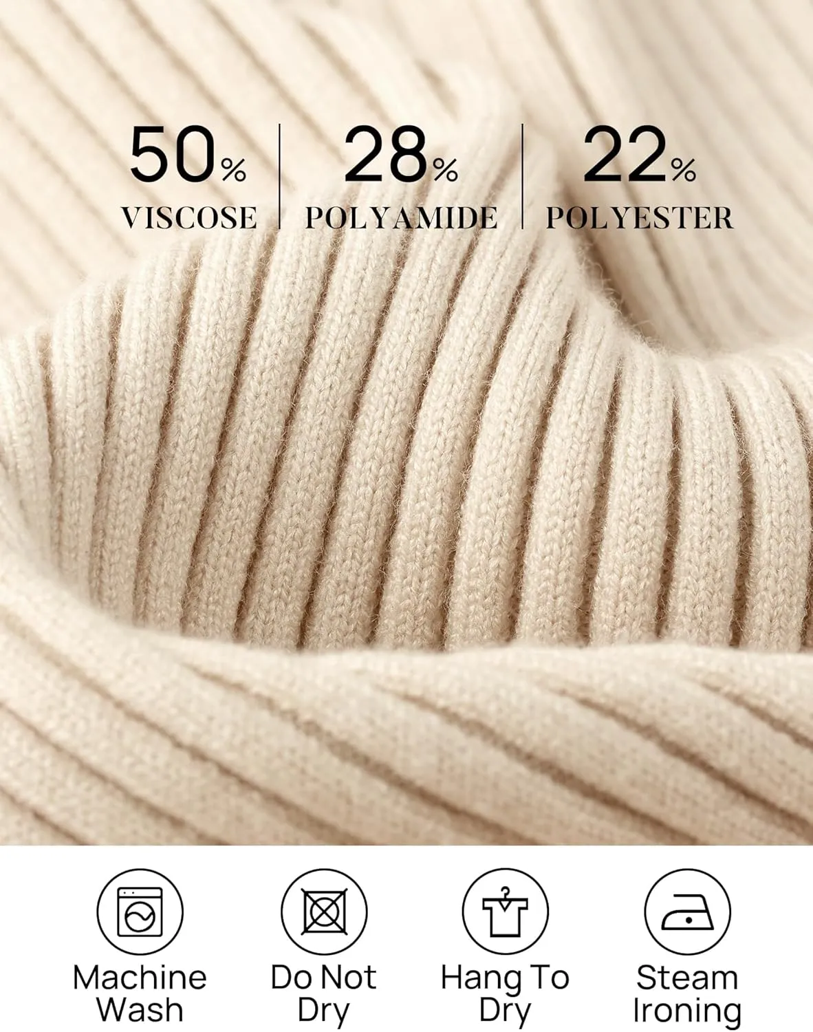 ZESICA Women's Fall Long Sleeve Turtleneck T Shirt Ribbed Knit Sweater Slim Fit Basic Casual Tee Tops